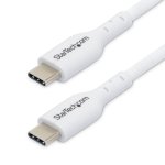 Cable USB-C à USB-C StarTech.com 3m 60W 3A USB 2.0 Blanc