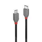 Câble USB C vers Micro-USB B Lindy 3 m USB 2.0 Noir