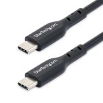 Cable USB-C StarTech.com Pack 2 Unidades 1m USB 2.0 60W 3A Negro