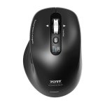 Ratón Port Designs BUSINESS Inalámbrico Bluetooth 3200 DPI Negro Recargable
