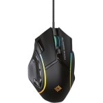 Ratón NOVA Gaming Virgo GM315 Cable RGB 12800 DPI 11 Botones Negro