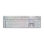 Clavier Logitech G915 X Low-profile AZERTY Blanc RGB Lightspeed USB-C