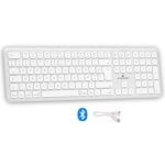 Tastatur Bluestork Kb Bt Mac V2 Bluetooth AZERTY leise weiß