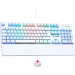 Tastatur The G-lab Keyz Rubidium mechanisch Gaming RGB Outemu Red Azerty 105 Tasten