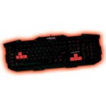 Tastatur APPROX APPWRATH komplett kabelgebunden USB QWERTY schwarz-rot Gaming