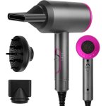 Sèche-cheveux Ionique Professionnel Dam Electronics 2000W 2 Températures 3 Vitesses avec Diffuseur