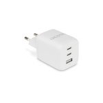 Cargador DICOTA D32054 65W 3 Puertos USB-C GaN Power Delivery 3.0 Blanco