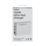Ladegerät Celly Power Station 100W Pro Power USB-C Weiß