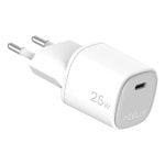 Wandladegerät Celly UPTC 25W USB-C GaN Weiß
