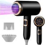 Phon Ionico Professionale Dam Electronics 2400W 3 Temperature 2 Velocità Nero