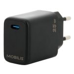 Caricatore per Dispositivi Mobili Mobilis 25W USB-C Nero