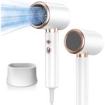 Sèche-cheveux Professionnel avec Diffuseur Dam Electronics 2400W 3 Températures 2 Vitesses Blanc