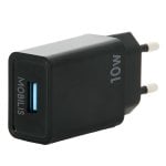 Auto-Ladegerät Mobilis 10.5W USB-A Type-C Schwarz