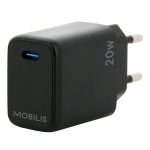 Caricatore Auto USB-C 20W Mobilis Universale Nero