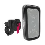 Soporte activo Celly SNAPFLEX para teléfono móvil bicicleta coche scooter negro