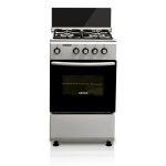 Cocina Independiente HAEGER GC-SS5.006D Gris Acero Inoxidable 4 Zonas Gas