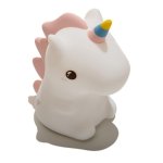 Figura Illuminata Decorativa Muitomas Unicornio USB-C Silicone Bianca