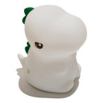 Figura luminosa decorativa Muitomas Dinosaurio USB silicone bianca