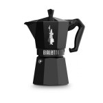 Italienische Kaffeemaschine Bialetti Moka Exclusive Schwarz 6 Tassen Induktion