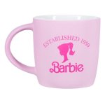 Taza Paladone Barbie Silueta Cerámica 0,4 L Rosa y Blanco