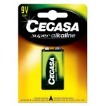 Pila Alcalina Cegasa 6LR61 1 pieza Blister Multicolor