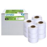 Etiquetas DYMO LabelWriter 28 x 89 mm 12 rollos 1560 etiquetas autoadhesivas