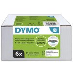 Etiquetas DYMO LabelWriter 54x101 mm 6 rolos 1320 unidades