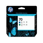 Cabeçote de Impressão HP 70 Azul e Verde para DesignJet Z2100, Z3100, Z3200