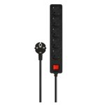 Multipresa Savio LZ-15 5 prese Schuko con interruttore e cavo 5 m