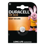 Duracell 1632 CR1632 Lithium-Batterie 3V 1 Stück