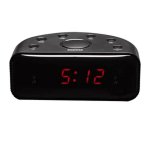 Réveil Denver CR-430 Analogique et Numérique FM LED Noir
