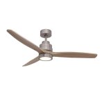 Ventilador de Techo con Luz FM Calefacción VT7000L 34,6W 132cm 6 Velocidades Motor DC Mando Temporizador
