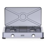 Cocina de Gas HAEGER GC-02E.022A 2 Quemadores Encimera Gris