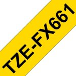 Cinta para rotuladora Brother TZE-FX661 8 m Negro 40 mm