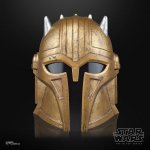 Capacete Eletrónico Star Wars The Armorer Hasbro Black Series Iluminação