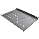 Prateleira fixa WP WPN-AFS-41080-B 1U 550mm para rack 19" preta