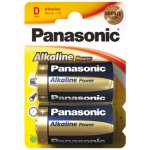 Alkaline Batterie Panasonic LR20 D 1,5 V 2 Stück Blau Gold