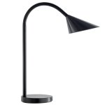 Lámpara de Escritorio LED Unilux 400077402 Negro Brazo Flexible 4W Oficina
