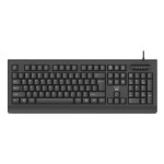 Teclado Ewent EW3287 membrana completo USB com leitor de cartão inteligente preto