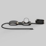 Cargador inalámbrico Zens Qi2 USB-C negro compacto