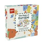 Puzzle APLI Kids 19437 Flaggen 4 Teile 5 Jahre