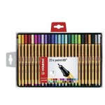 Rotuladores STABILO Point 88 Multicolor Pack 25 Unidades