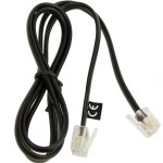 Cavo telefonico Jabra 8800-00-101 RJ-9 a RJ-6 maschio nero 50 cm