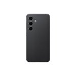 Handyhülle Samsung Vegan Leather Case PU Leder schwarz für Galaxy S24