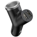 Auto-Ladegerät Baseus CCALL-YX01 2 USB-A Ports 3.4A Schwarz