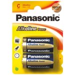 Alkaline Batterie Panasonic LR14 C 1,5 V 2 Stück Blau Gold