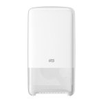 Spender für Toilettenpapier Tork Mid-Size für zwei Rollen Elevation weiß Kunststoff