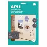 Magnetpapier A4 APLI 650 g/m² Pack 8 Blätter Inkjet-Druck