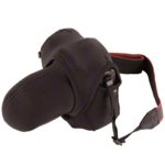 Neoprentasche Walimex für Kamera Nikon D40 und Canon EOS 300D Schwarz/Grau