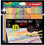 STABILO Creative Set ARTY Finstifter 24-teilig Multifarben